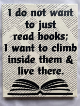 Load image into Gallery viewer, Book Quote Canvas: Dr. Seuss Fill Your House with Stack of Books (8x10 Inches)