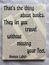 Load image into Gallery viewer, Book Quote Canvas: Dr. Seuss Fill Your House with Stack of Books (8x10 Inches)