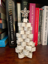 Load image into Gallery viewer, Book Christmas Tree - Quilled Paper