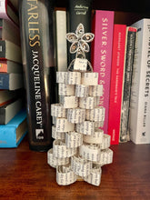 Load image into Gallery viewer, Book Christmas Tree - Quilled Paper