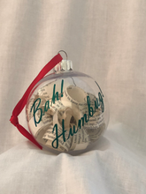 Load image into Gallery viewer, Bah! Humbug! Upcycled Book Ornament