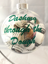 Load image into Gallery viewer, Dashing Through the Dough Upcycled Cookbook Ornament
