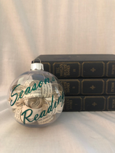 Load image into Gallery viewer, Season's Readings Upcycled Book Ornament