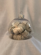 Load image into Gallery viewer, Peace on Middle Earth Upcycled Book Ornament