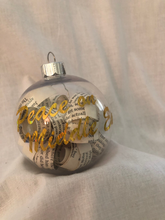 Load image into Gallery viewer, Peace on Middle Earth Upcycled Book Ornament