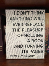 Load image into Gallery viewer, Beverly Cleary Quote Canvas