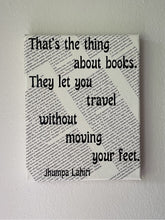 Load image into Gallery viewer, Books Let You Travel Canvas