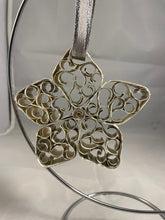 Load image into Gallery viewer, Book Ornament - Star, Poinsettia, Flower