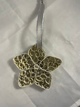 Load image into Gallery viewer, Book Ornament - Star, Poinsettia, Flower
