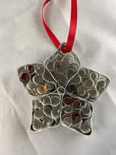 Load image into Gallery viewer, Cookbook Ornament - Star, Poinsettia, Flower