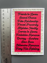 Load image into Gallery viewer, Romance Tropes Greeting Card