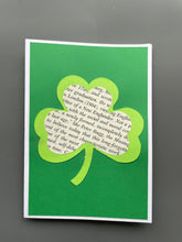 Load image into Gallery viewer, St. Patrick’s Day Shamrock Greeting Card