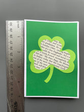 Load image into Gallery viewer, St. Patrick’s Day Shamrock Greeting Card