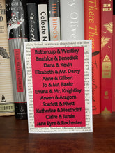 Load image into Gallery viewer, Literary Couples Greeting Card