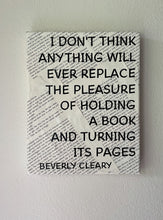 Load image into Gallery viewer, Beverly Cleary Quote Canvas