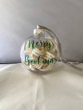 Load image into Gallery viewer, Merry Bookmas Upcycled Book Ornament