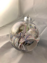 Load image into Gallery viewer, Map Ornament with Hiker/Backpacker