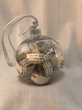 Load image into Gallery viewer, Snowflake Upcycled Book Ornament
