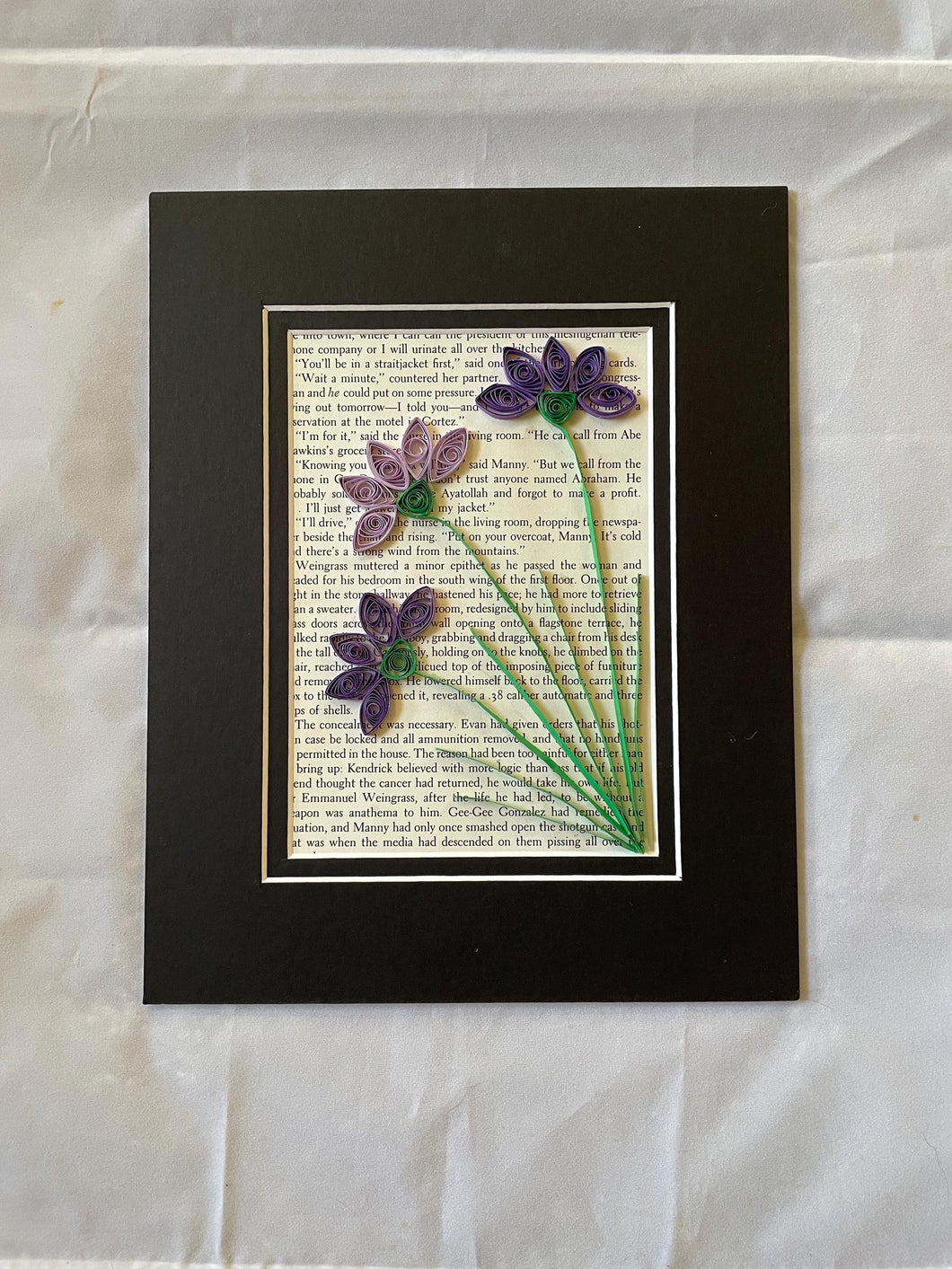 Spring Flower Book Art