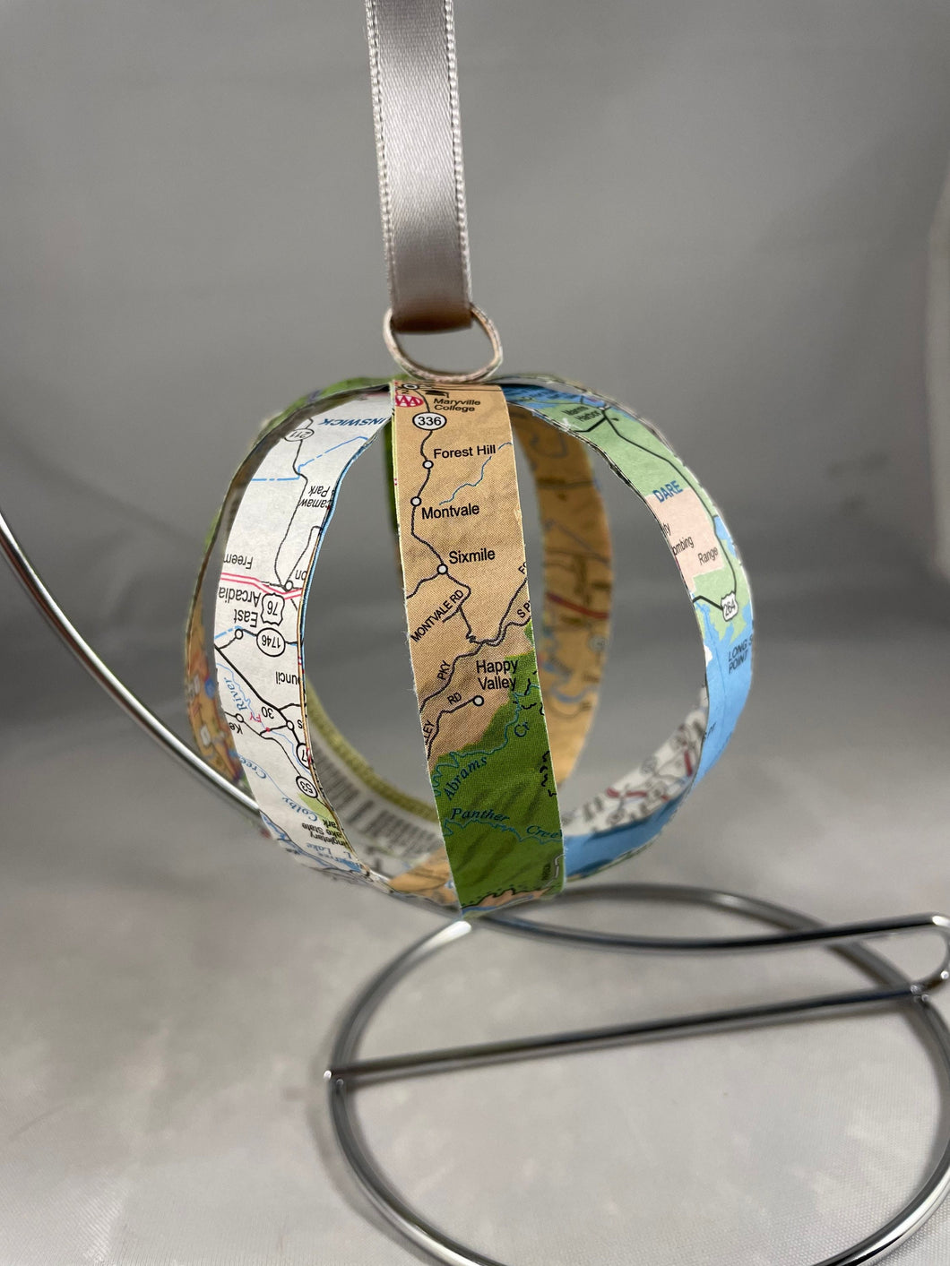 Map Bauble Ornament